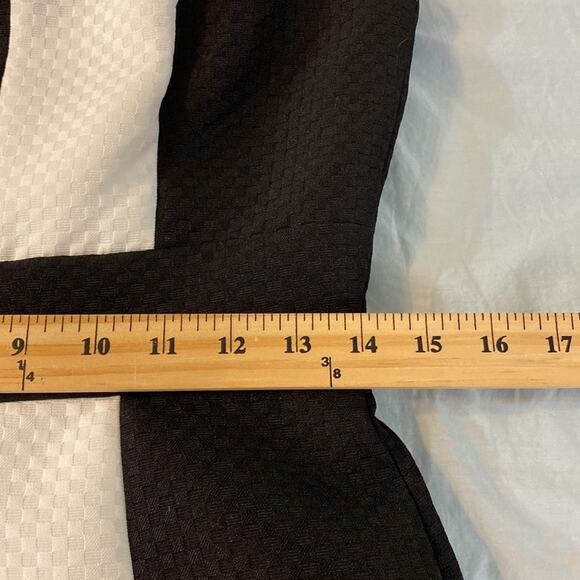 NWT Tahari Black and White Spectator Sheath Dress Size 4 - Picture 7 of 9